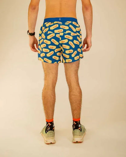 Men's Butter 5" Drawstring Split Running Shorts