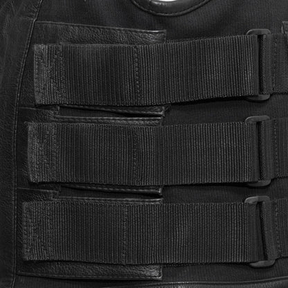 Men's Commando Vest Black: The Commando is a swat style vest crafted in Cowhide