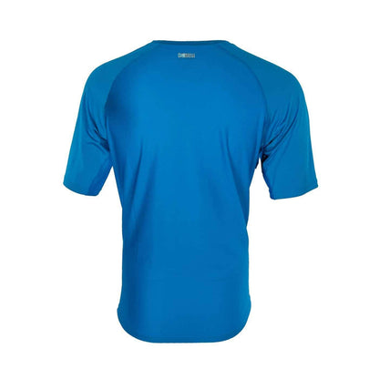 Men's Cooling Shirt Blue: Designed to provide cooling comfort in a fashionable and functional sport design