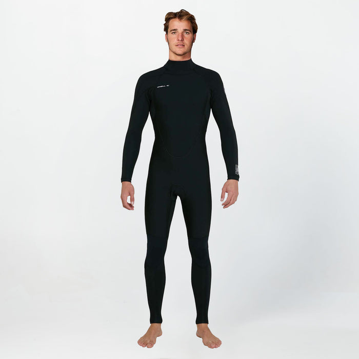 Men's Defender 3/2mm Steamer Back Zip - Black