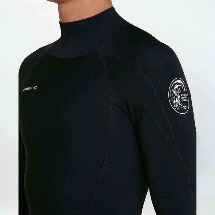 Men's Defender 3/2mm Steamer Back Zip - Black