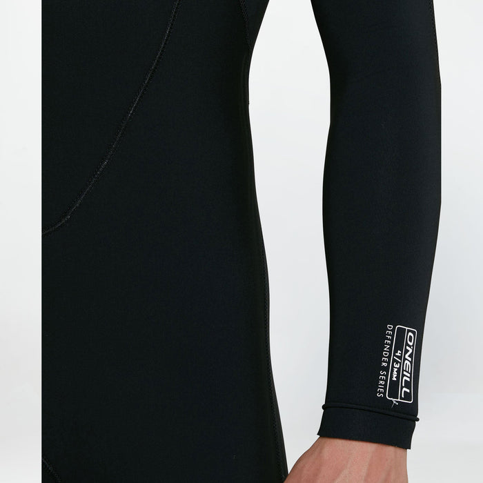 Men's Defender 3/2mm Steamer Back Zip - Black