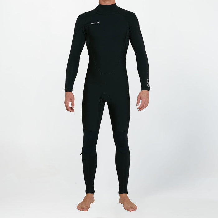 Men's Defender 3/2mm Steamer Back Zip - Black