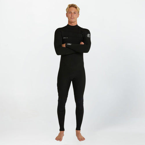 Men's Defender 3/2mm Steamer Chest Zip - Black
