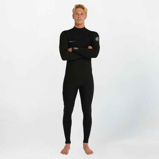 Men's Defender 3/2mm Steamer Chest Zip - Black