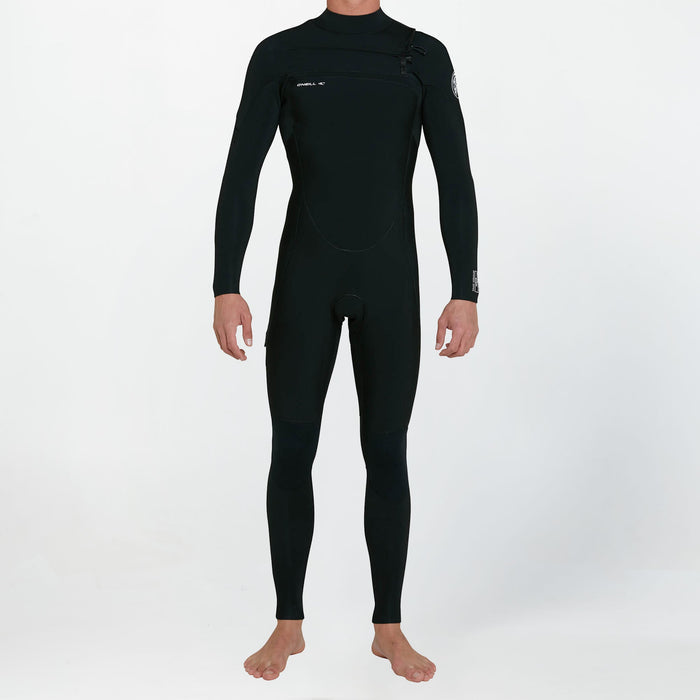 Men's Defender 3/2mm Steamer Chest Zip - Black