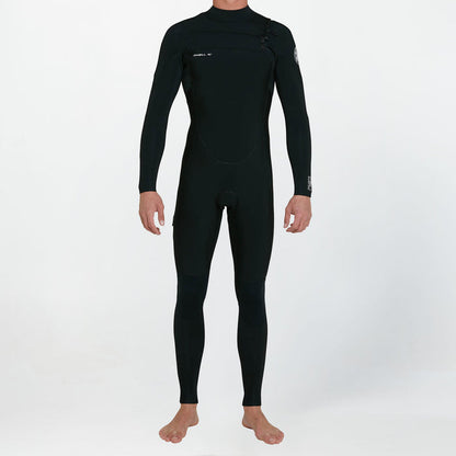 Men's Defender 3/2mm Steamer Chest Zip - Black