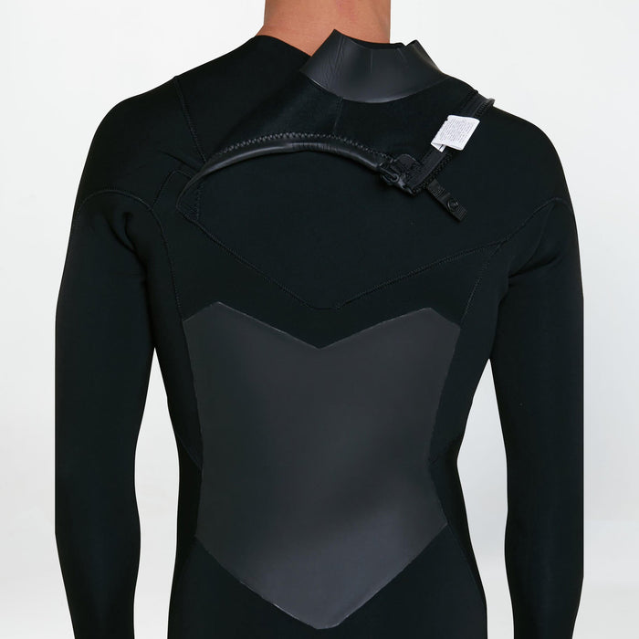 Men's Defender 3/2mm Steamer Chest Zip - Black