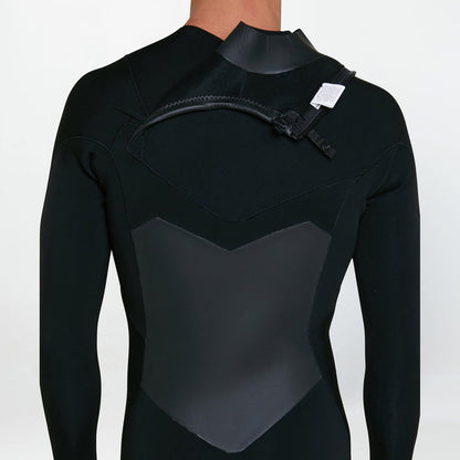 Men's Defender 3/2mm Steamer Chest Zip - Black