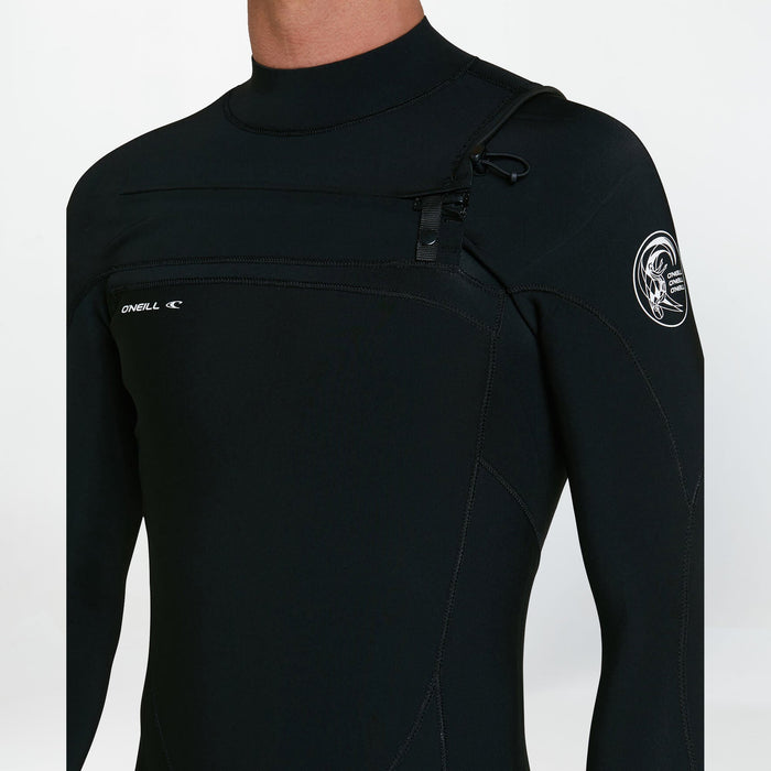 Men's Defender 3/2mm Steamer Chest Zip - Black
