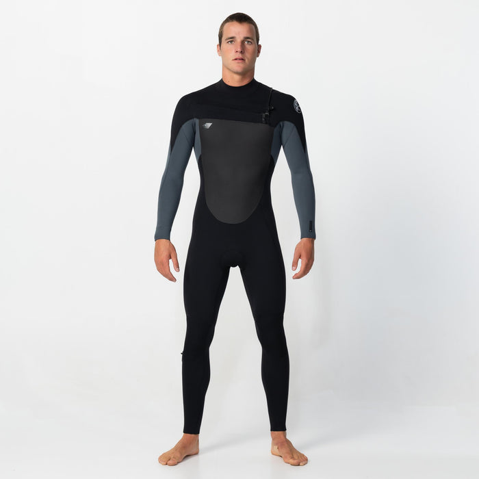 Men's Defender 4/3mm Steamer Chest Zip - Graphite