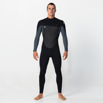 Men's Defender 4/3mm Steamer Chest Zip - Graphite