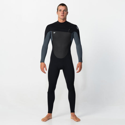 Men's Defender 4/3mm Steamer Chest Zip - Graphite