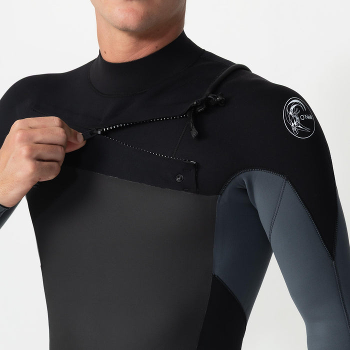 Men's Defender 4/3mm Steamer Chest Zip - Graphite
