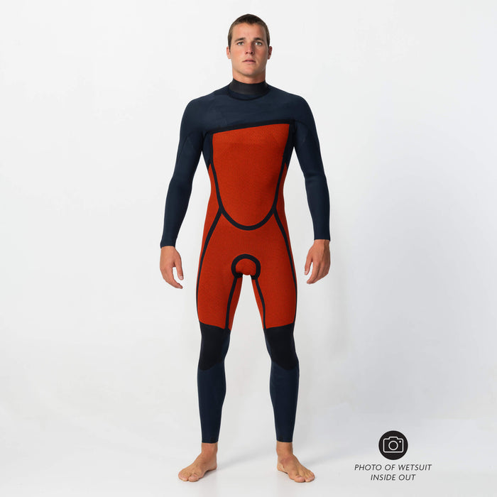 Men's Defender 4/3mm Steamer Chest Zip - Graphite