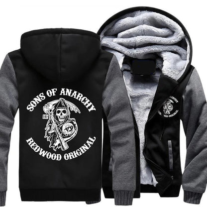 Black grey / L