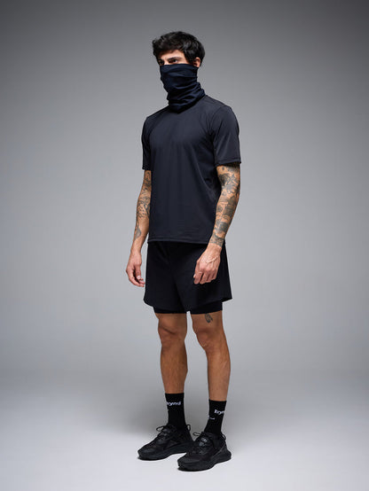 MEN'S FLOW 2-IN-1 SHORTS - BLACK