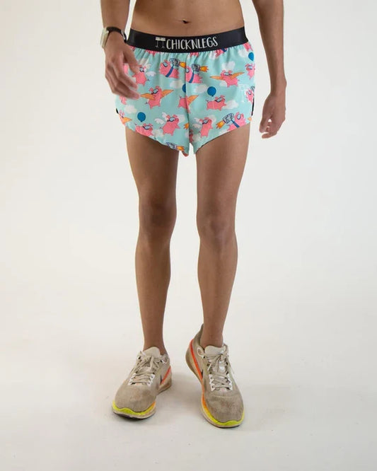 Men's Flying Pigs 2" Split Running Shorts