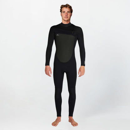 Men's Focus Sealed 4/3mm Steamer Chest Zip - Black