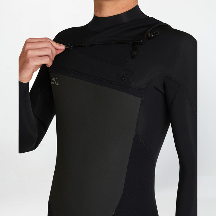 Men's Focus Sealed 4/3mm Steamer Chest Zip - Black