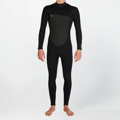 Men's Focus Sealed 4/3mm Steamer Chest Zip - Black