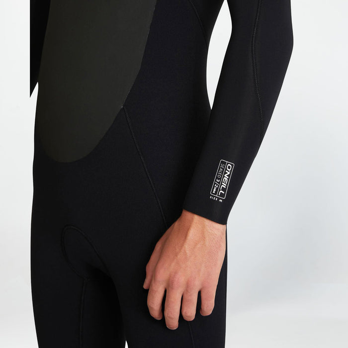 Men's Focus Sealed 4/3mm Steamer Chest Zip - Black