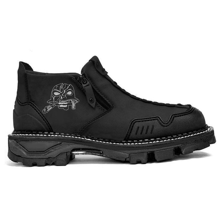 Men’s Halloween Skull Boots – outsole traction pattern