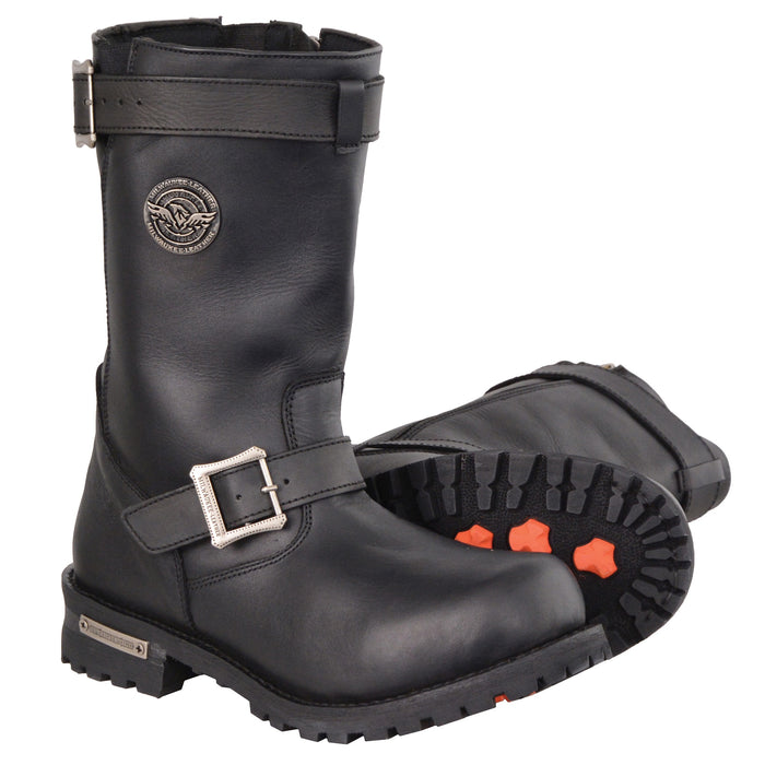 Men's Harness Boot with Zipper 9020: Full Grain Premium 2