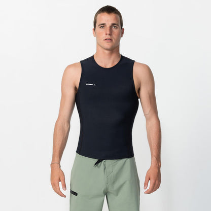 Men's HyperFire No Sleeve 1mm Wetsuit Vest - Black