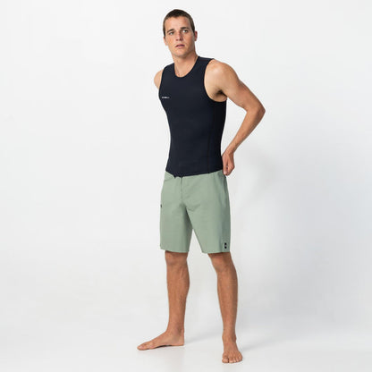 Men's HyperFire No Sleeve 1mm Wetsuit Vest - Black