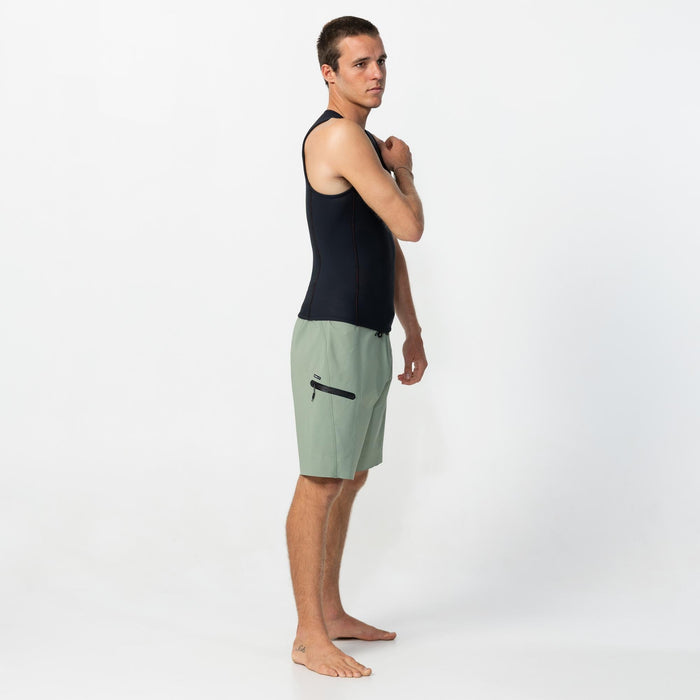 Men's HyperFire No Sleeve 1mm Wetsuit Vest - Black