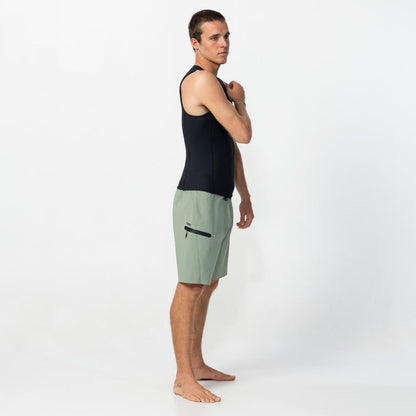 Men's HyperFire No Sleeve 1mm Wetsuit Vest - Black