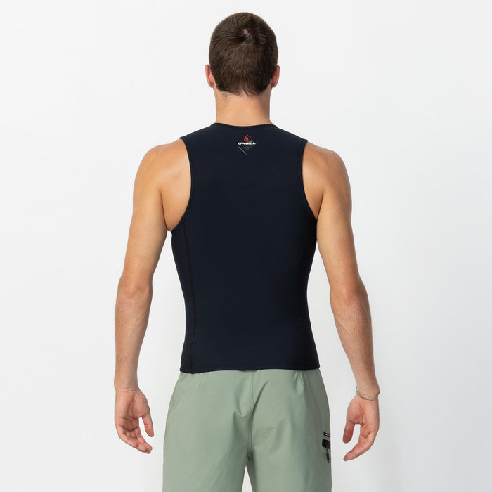 Men's HyperFire No Sleeve 1mm Wetsuit Vest - Black