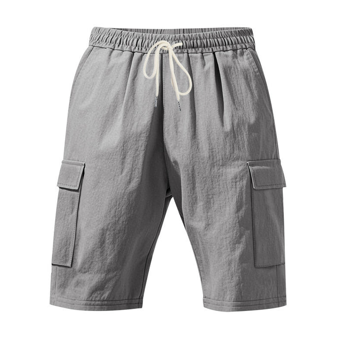 Men’s Linen Shorts – Breathable Beachwear with Pockets