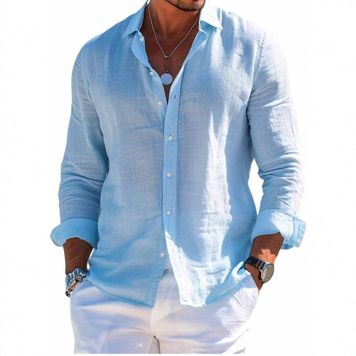 Men's collared shirts long sleeve shirts in wine red polyester, elevated resort top for dinners and dates