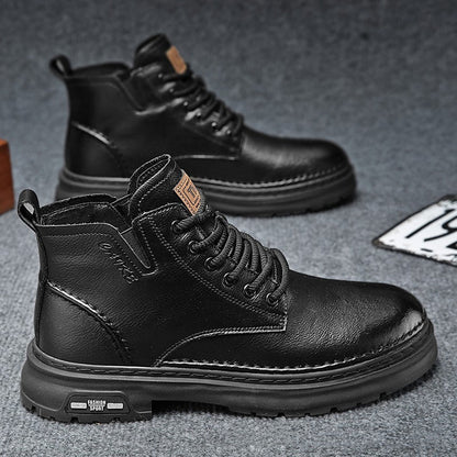 Men’s Martin Boots – Retro Workwear Look, Mid-Calf Support
