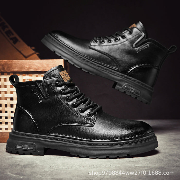 Men’s Martin Boots – Casual Workwear Look With Chinos