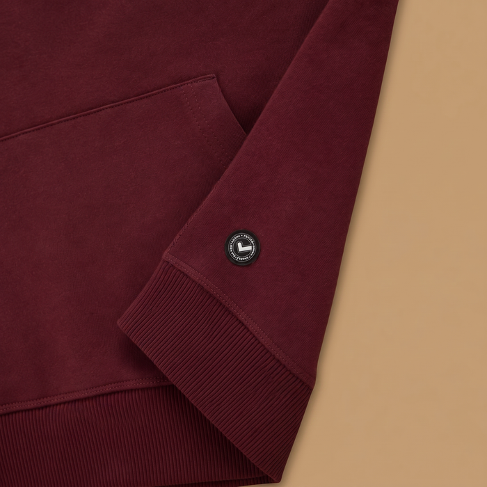 Men's Organic Cotton Midweight Raglan Hoodie - Port Royale