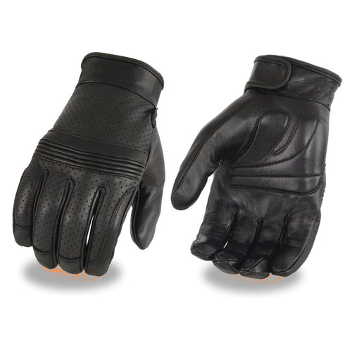 Men's Perforated Glove: Premium Cowhide Leather
Stretch Knuckles for Optimal Comfort
Gel Palm
Adjustable Wrist Strap
Touch Sc
