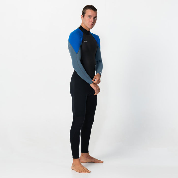 Men's Reactor 3/2mm Steamer Back Zip - Cadet Blue