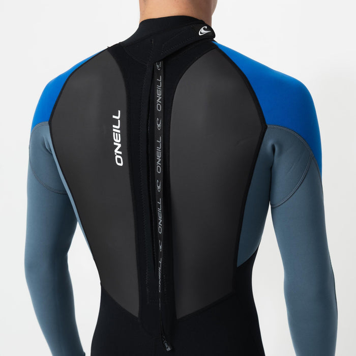 Men's Reactor 3/2mm Steamer Back Zip - Cadet Blue