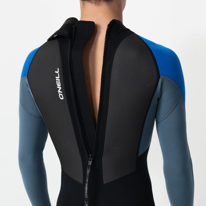 Men's Reactor 3/2mm Steamer Back Zip - Cadet Blue