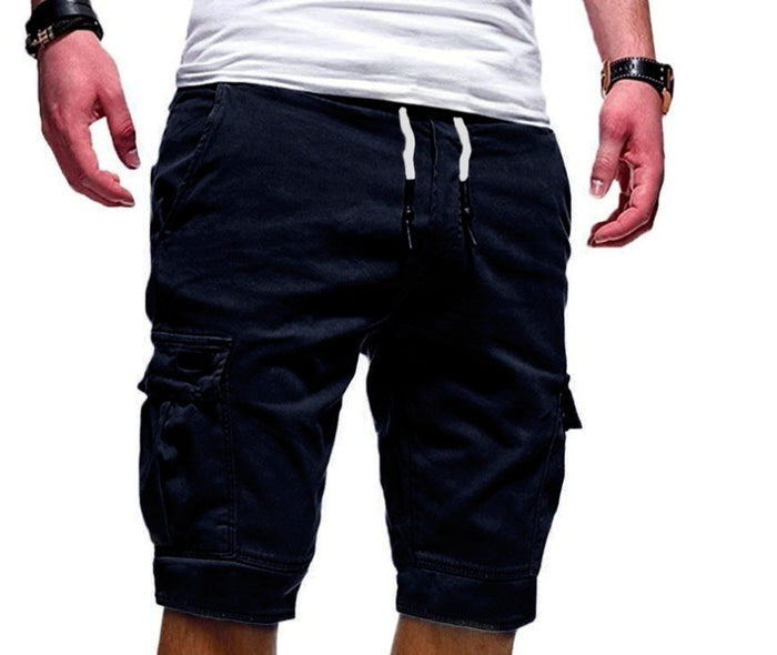 Men’s Summer Shorts – Cotton Multi-Pocket Comfort