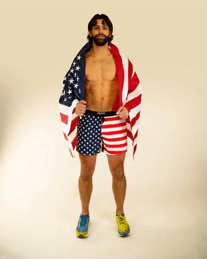 Men's USA 5" DS Running Shorts