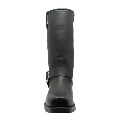 Men's Waterproof Harness Boot 1446: Features:

12" Black Heavy Duty Full-Grain Oiled Leather Upper
Waterproof
Neoprene Oil-Re