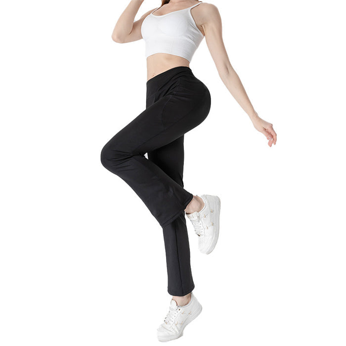 Mid Waist Slimming Cropped Pants – Tummy Control