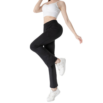 Mid Waist Slimming Cropped Pants – Tummy Control