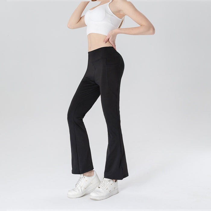 Mid Waist Slimming Cropped Pants – Tummy Control