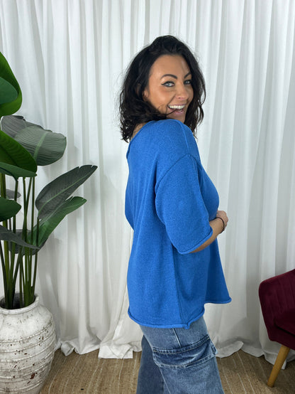 Misha Top - Blue