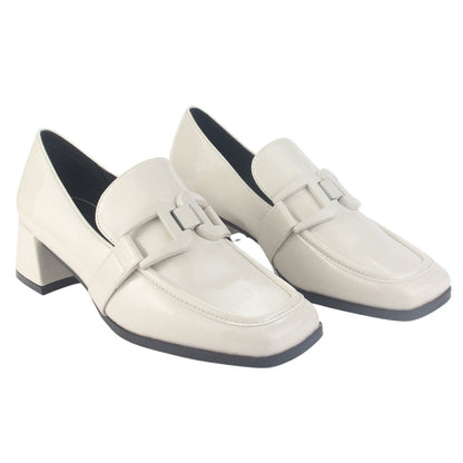 Mocasin Chalada Mujer Cetrano-1 Beige Casual Mocasines Taco Chalada